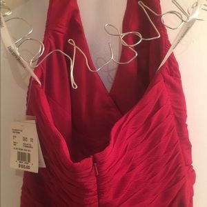 Davids bridal red gorgeous gown